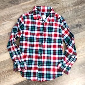 Cat & Jack Boy sz 6/7 button down